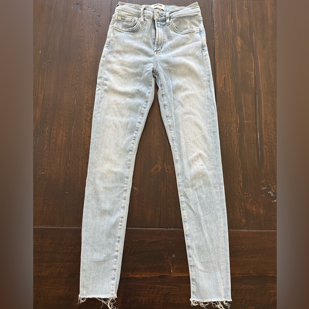 AGOLDE Sophie Skinny Jeans Raw Hem 23
